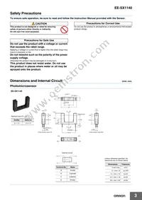 EE-SX1140 Datasheet Page 3