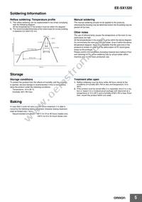 EE-SX1320 Datasheet Page 5