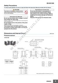 EE-SX1330 Datasheet Page 3