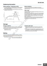 EE-SX1340 Datasheet Page 5