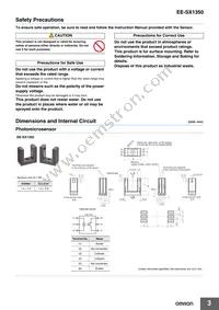 EE-SX1350 Datasheet Page 3