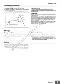 EE-SX1350 Datasheet Page 5