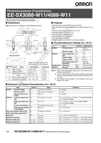 EE-SX3088-W11 Datasheet Cover