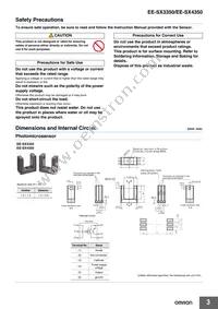 EE-SX3350 Datasheet Page 3