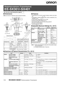 EE-SX401 Datasheet Cover