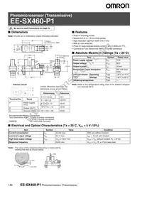 EE-SX460-P1 Datasheet Cover