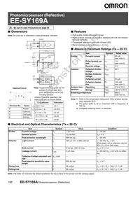 EE-SY169A-D Datasheet Cover
