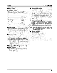 EE-SY199 Datasheet Page 4