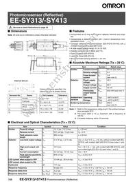 EE-SY313 Datasheet Cover