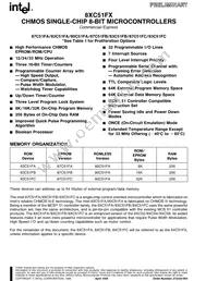 EE80C51FA24SF88 Datasheet Cover