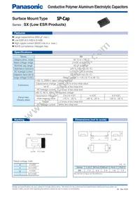 EEF-UE1C220CR Datasheet Page 13