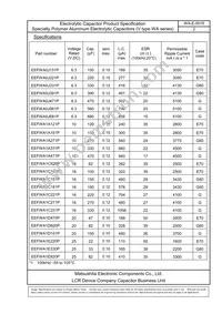 EEF-WA1D151P Datasheet Page 4