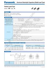 EEU-EB1V102B Datasheet Cover