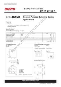 EFC4615R-TR Datasheet Cover