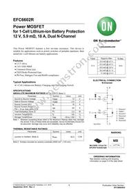 EFC6602R-TR Datasheet Cover