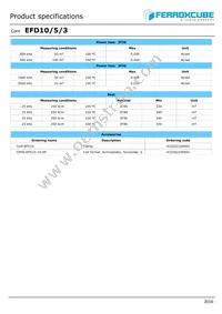 EFD10/5/3-3C95-A63-S Datasheet Page 2