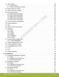 EFM32G232F64-QFP64 Datasheet Page 7