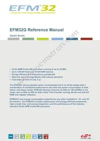 EFM32G30F128-QFN64T Datasheet Cover