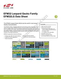 EFM32LG332F128-QFP64 Cover