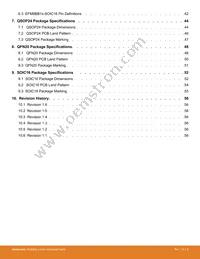 EFM8BB10F4A-A-QFN20 Datasheet Page 6
