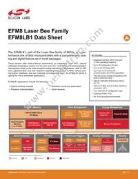 EFM8LB12F64ES0-C-QFN32R Datasheet Cover