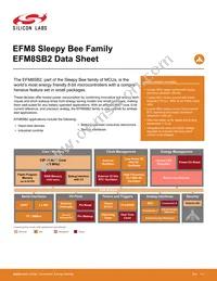EFM8SB20F64G-B-QFP32R Datasheet Cover