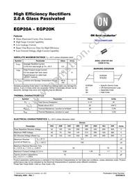 EGP20KTA Datasheet Cover