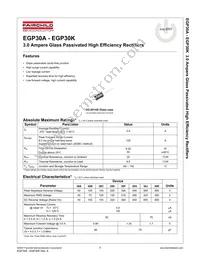 EGP30C Datasheet Page 2