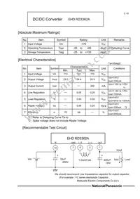 EHD-RD3362A Datasheet Page 3