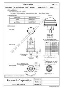 EKMB1206112 Datasheet Cover