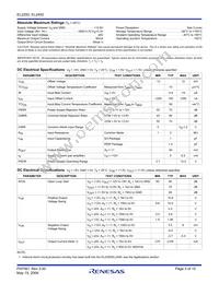 EL2250CSZ-T7 Datasheet Page 3