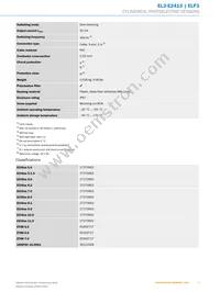 EL3-E2415 Datasheet Page 3