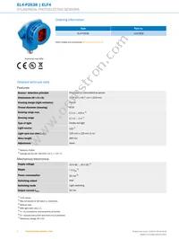 EL4-P2638 Datasheet Page 2