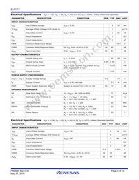 EL5111TIWTZ-T7A Datasheet Page 4