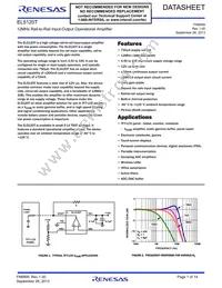 EL5120TIWTZ-T7 Datasheet Cover