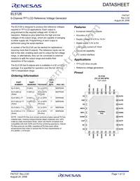 EL5126CL-T7 Datasheet Cover