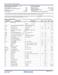 EL5135IWZ-T7A Datasheet Page 3