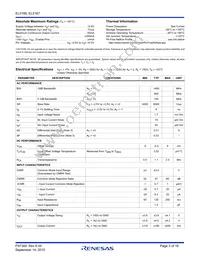 EL5166IS-T13 Datasheet Page 3
