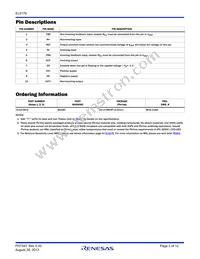 EL5176IYZ-T13 Datasheet Page 2