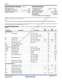 EL5176IYZ-T13 Datasheet Page 3