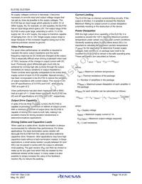 EL5192CWZ-T7A Datasheet Page 16