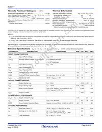 EL5211TIYEZ-T13 Datasheet Page 3