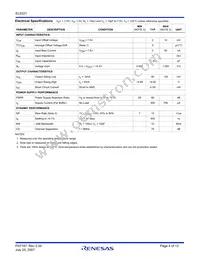 EL5221CYZ-T7 Datasheet Page 4