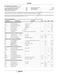 EL5228IL-T7A Datasheet Page 2