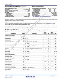 EL5237IYZ Datasheet Page 4