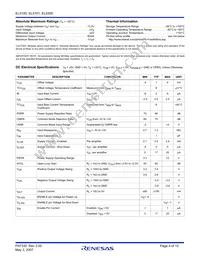 EL5300IUZ-T13 Datasheet Page 4