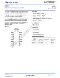 EL5367IU-T7 Datasheet Cover