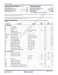 EL5370IUZ-T7 Datasheet Page 3
