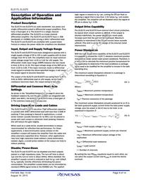 EL5370IUZ-T7 Datasheet Page 9