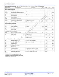 EL5411IRZ-T7 Datasheet Page 4